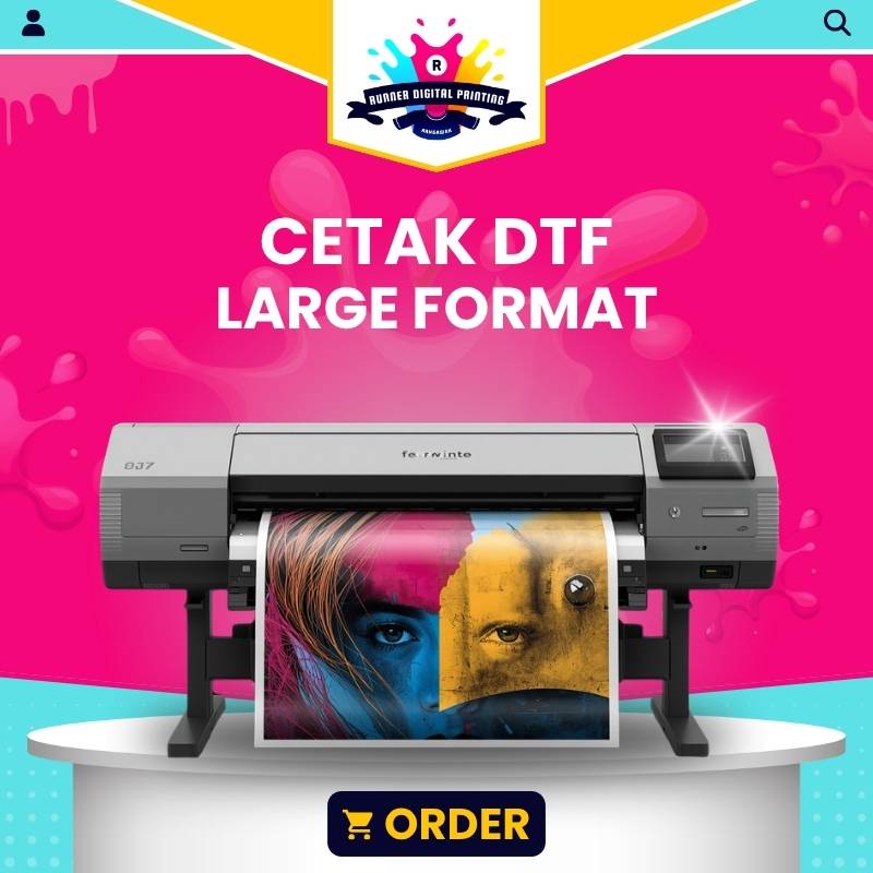 Tempat Cetak Murah Cetak DTF Large Format