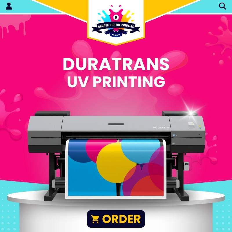 Tempat Cetak Murah Duratrans UV Printing