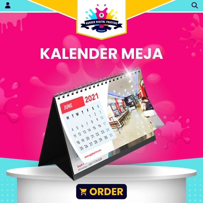 Tempat Cetak Murah Kalender Meja Custom