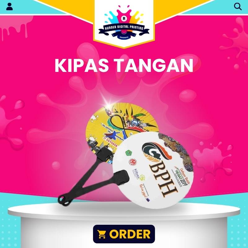 Tempat Cetak Murah Kipas Tangan Custom