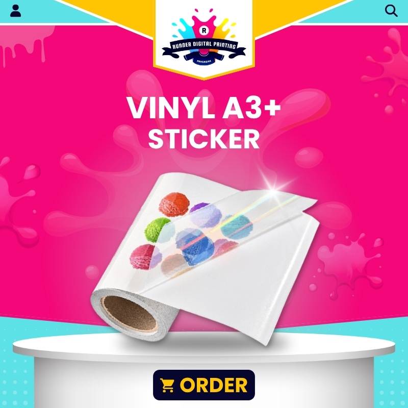 Tempat Cetak Murah Print Sticker Vinyl