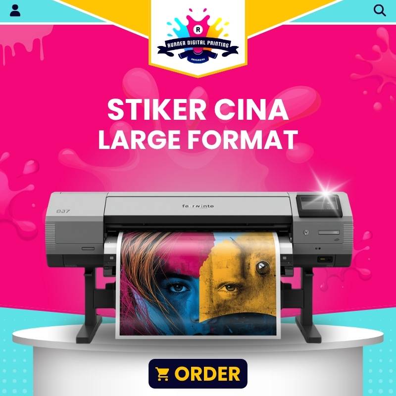 Tempat Cetak Murah Stiker Cina Large Format