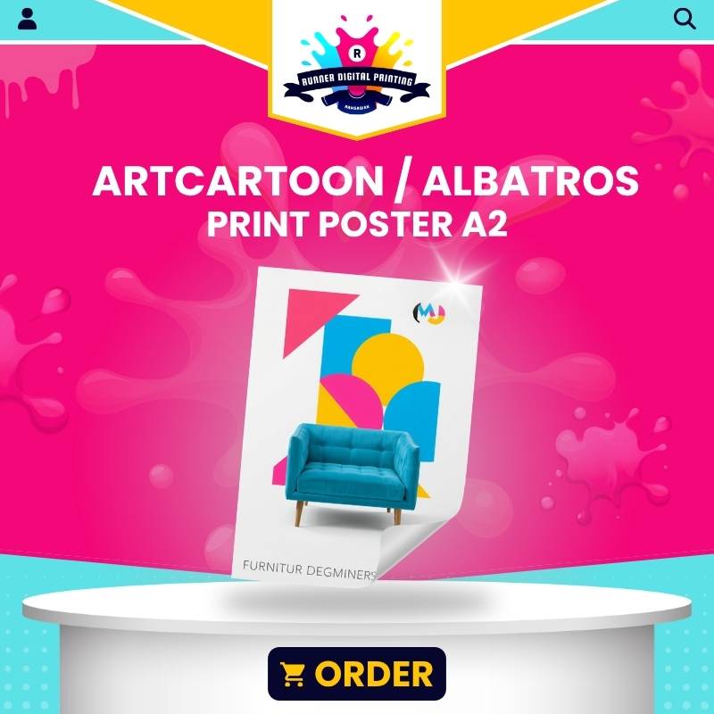 Tempat Cetak Murah Artcartoon/Albatros Print Poster A2